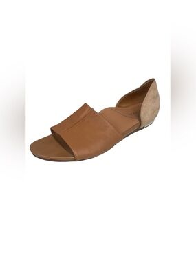 Sava Softwalk Calera Slide Sandals Leather & Suede Womens 39.5 9.5 Tan Shoes